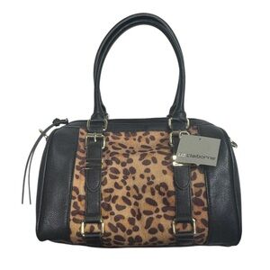 Liz Claiborne NWT black and leopard print cute purse in perfect condition!